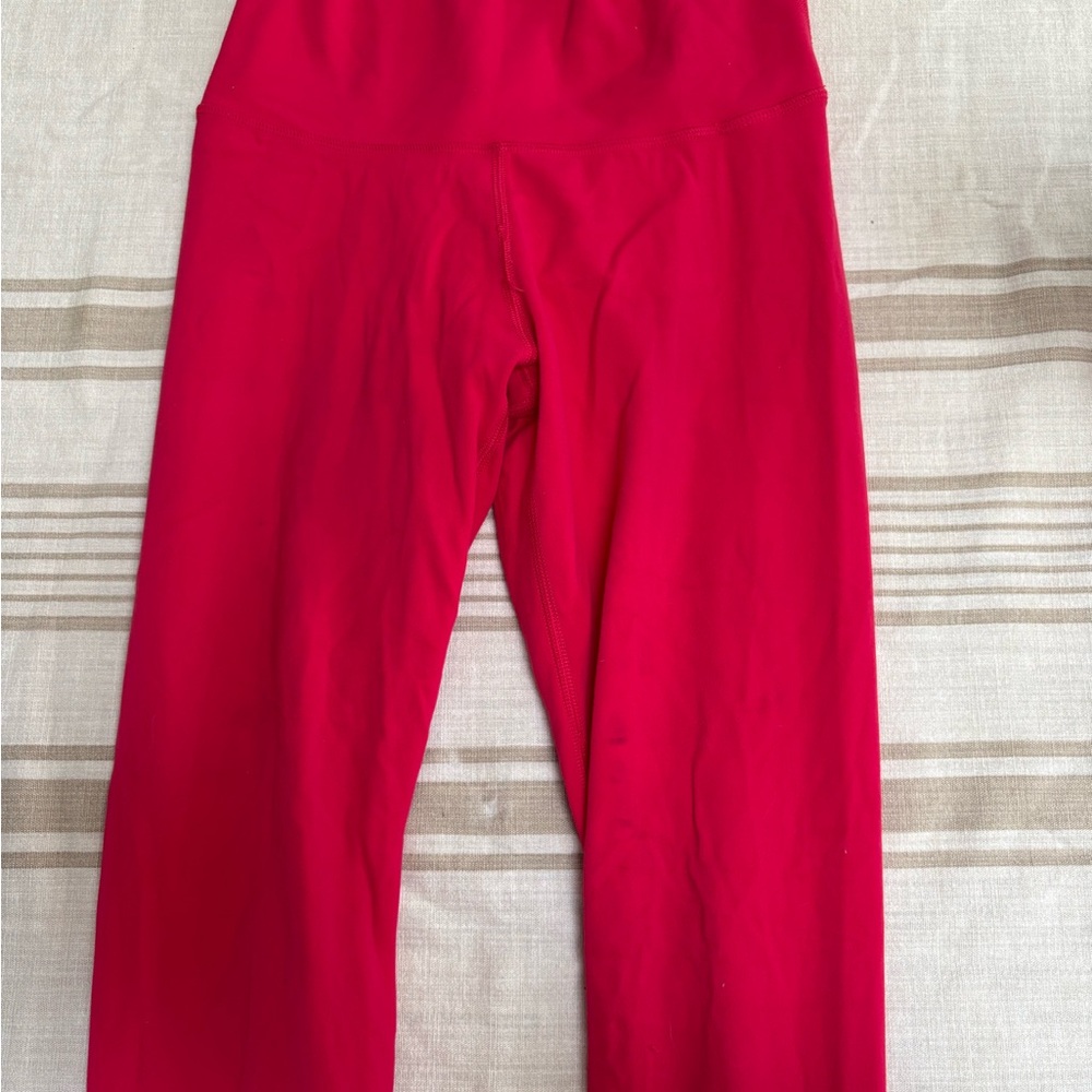 Aritzia Vibrant Red Leggings